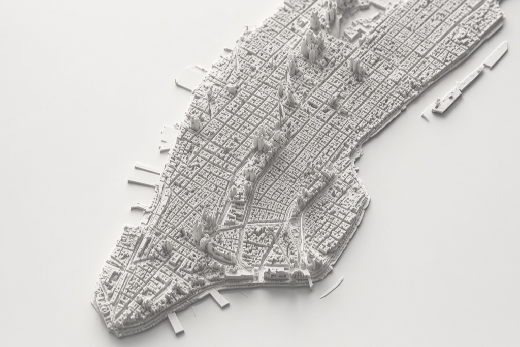 Relief model of Manhattan